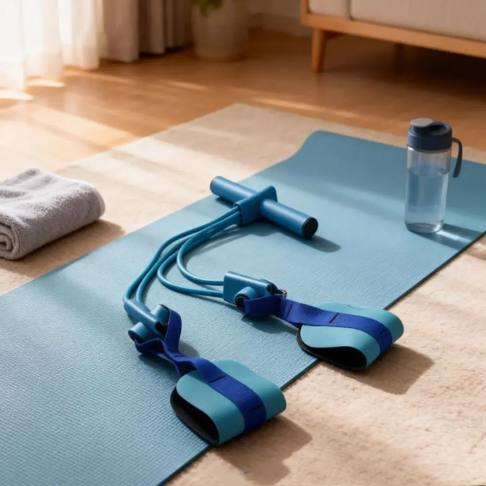 Sit Up Equipment Fitness Resistance Bands Elastic AB Training Pedal Exercise Bands Multi-purpose Stretch Bands Exercise