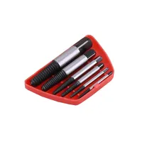 6 Pcs Set CVS Damaged Broken Screw Extractor Drill Bolt Stud Bits Remover Tools