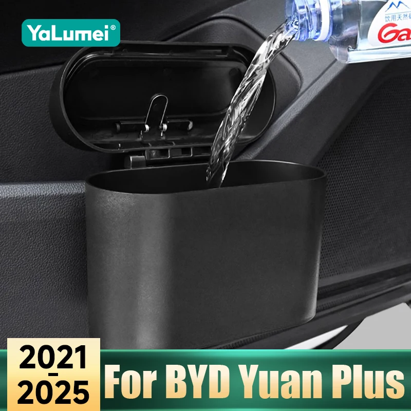 Für BYD Atto 3 Yuan Plus EV 2021 2022 2023 2024 2025 ABS Auto Hängen Mülleimer Platz Drücken Bin innen Auto Zubehör