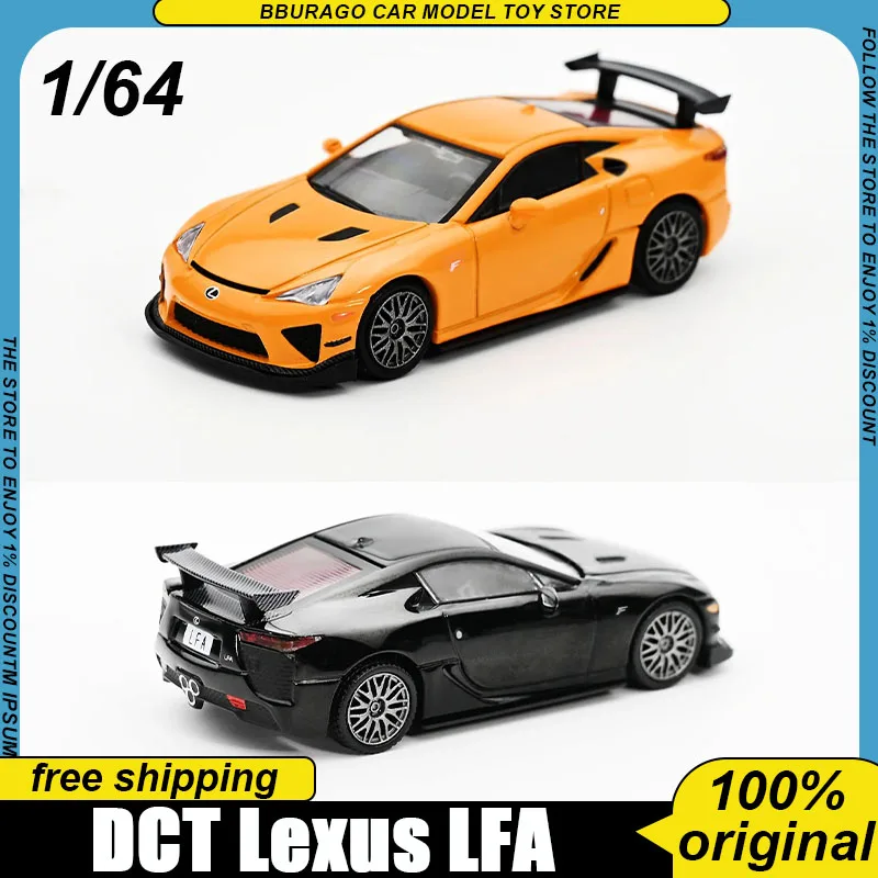DCT 1:64 Lexus LFA Nurburgring Edition Diecast Model Orange