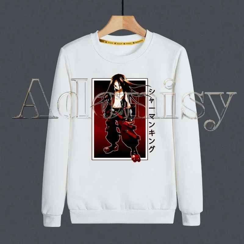 

JAPAN Anime Shaman King Yoh Asakura Amidamaru Women/Men Fashion Hooded Sweatshirt Hot Sale Casual Clothes Customization