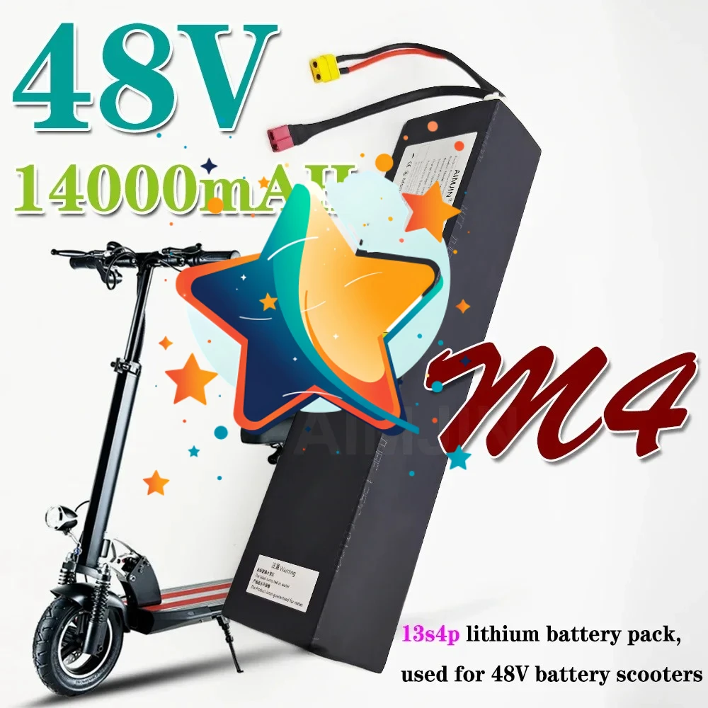 

for Kugoo M4 Scooter 48V 14000mAH with BMS Protection Board 13s4p lithium battery pack