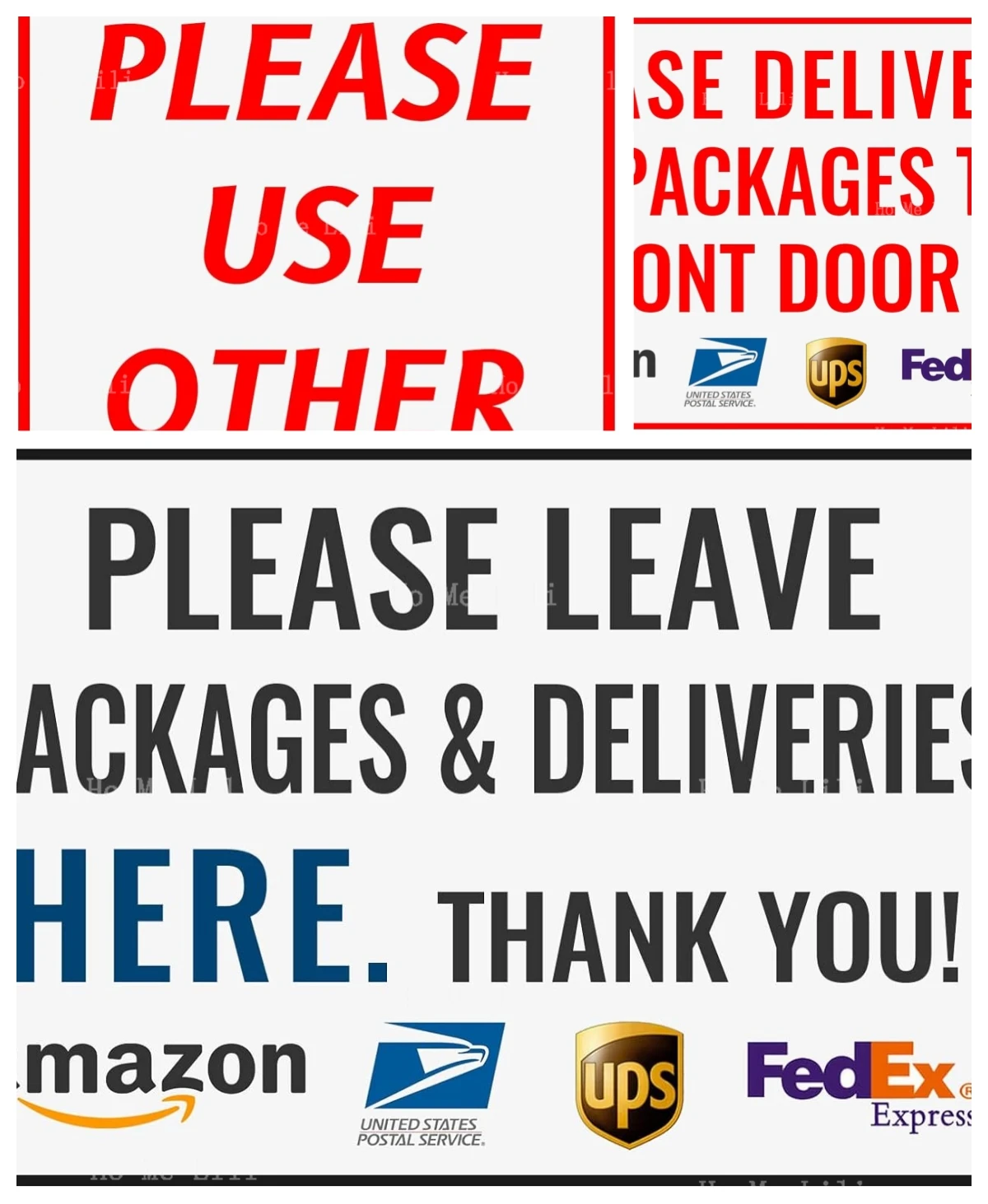 Please Deliver All Packages To Front Door Bestylez Delivery Sign For Outdoor Use Metal Vintage Plaque Retro Man Cave