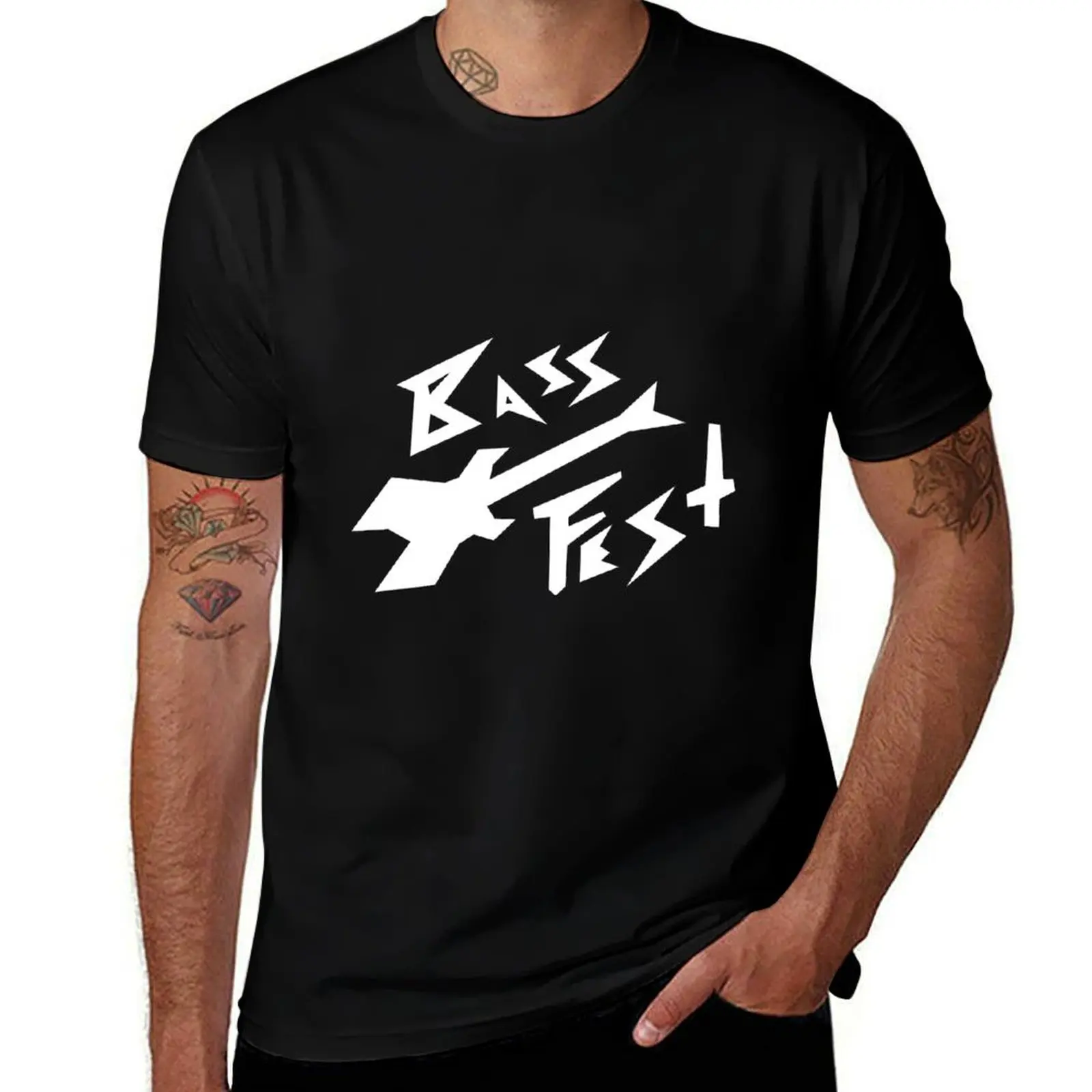 

Jefferton Bass Fest T-Shirt Plus Size Loose Short Sleeve Top