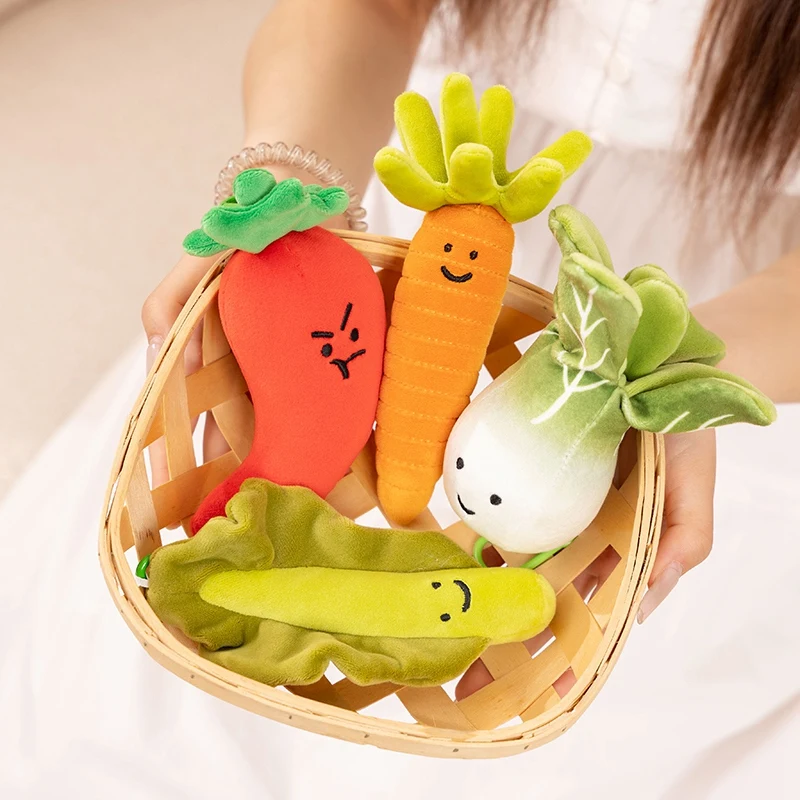 Kawaii 10-20CM légumes jouets en peluche mignon légumes pendentif oignon Chili champignon carotte en peluche pendentif porte-clés jouet