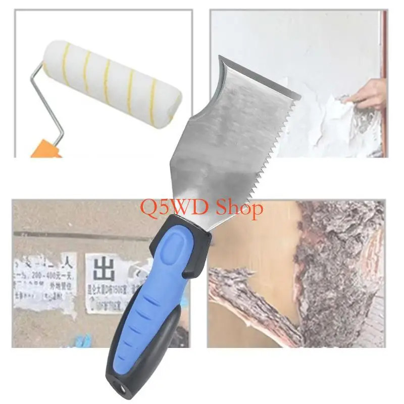 

Q5WD Профессиональный шпаклевочный инструмент, скребок для краски, инструмент из нержавеющей стали, шпаклевка, металлический