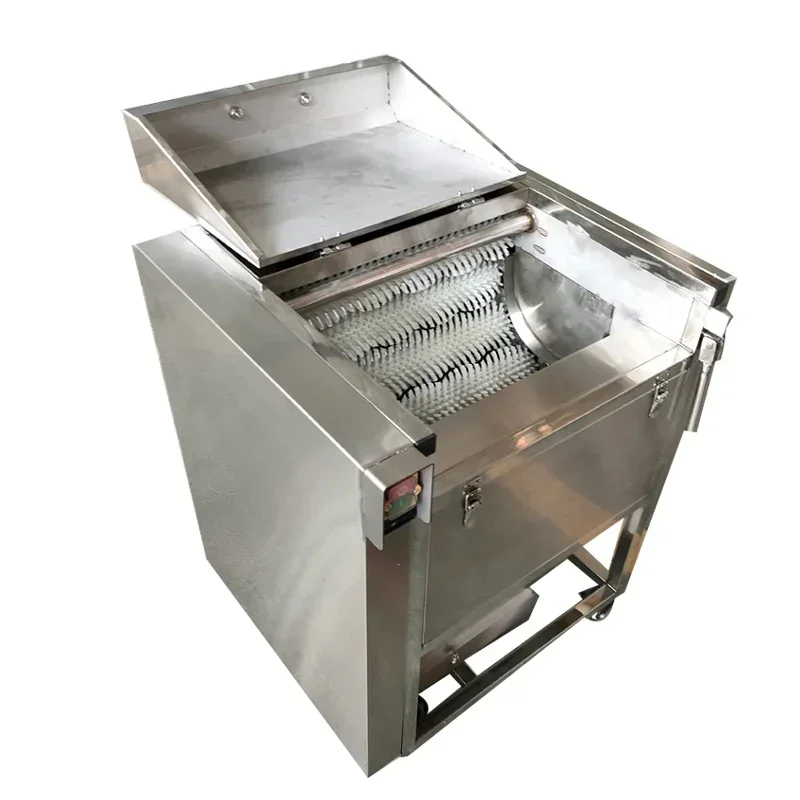 

Automatic Fruit And Vegetable Cleaning And Peeling Machine Potato Radish Sweet Potato Shell Pig Hoof Cleaner