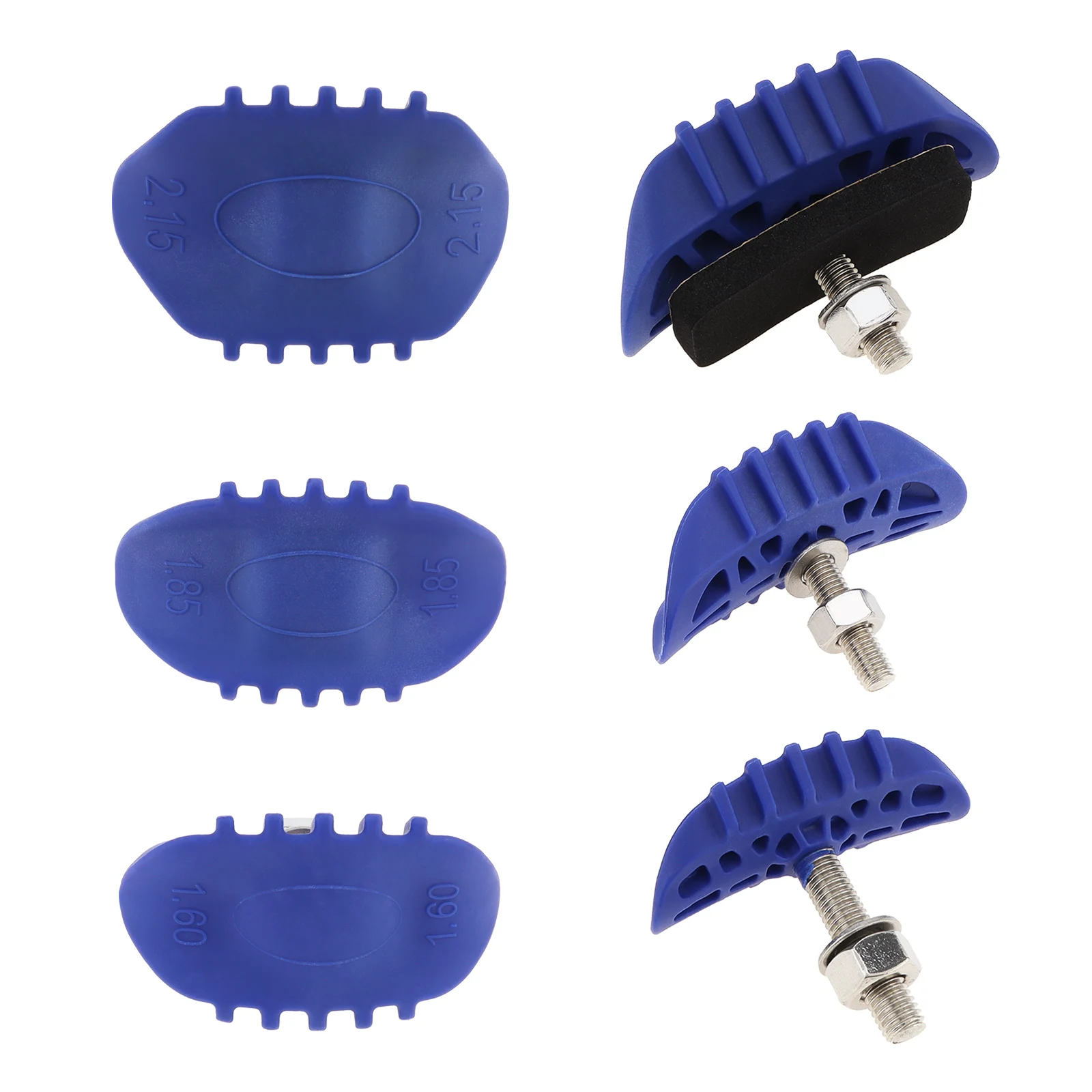 1 pieza de bloqueo de llanta de rueda de 1,6 pulgadas/1,85 pulgadas/2,15 pulgadas para motocicleta, Motocross, Dirt Bike, Pit Bike, bloqueo de neumático interior azul