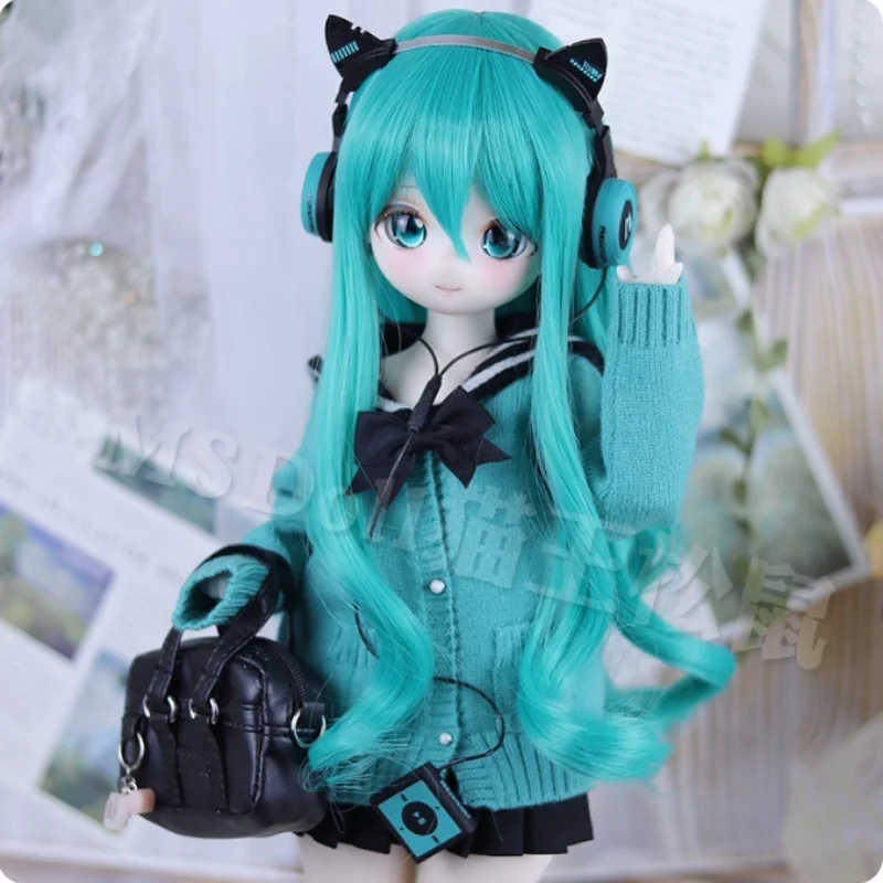 

Парики для кукол BJD, длинные вьющиеся волосы для куклы 1/3 1/4, волнистые волосы, парики, аксессуары для девочек, подарок «сделай сам» (без кукол)