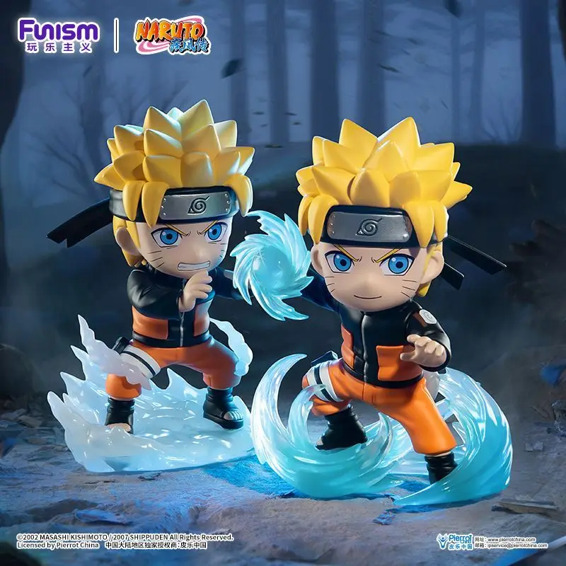 

Funism Naruto Shippuden Ninja Anime Blind Box Chibi Action Figure Collectible Model Kit Licensed Cute Toy Gift for Anime Fans