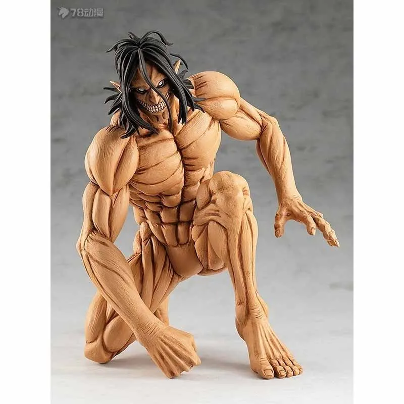 GSC Original POP UP PARADE อะนิเมะรูปโจมตี Titan Ver. EREN YEAGER Action Figure ของเล่นสําหรับชาย/หญิง/เด็ก/คริสต์มาสของขวัญ