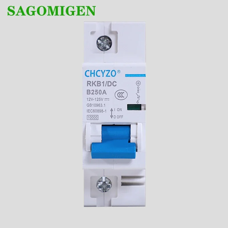 1P 2P DC 120V Circuit Breaker Solar Mini Circuit Breaker 80A 100A 125A 150A 200A 250A DC MCB for PV System DC Circuit Breaker