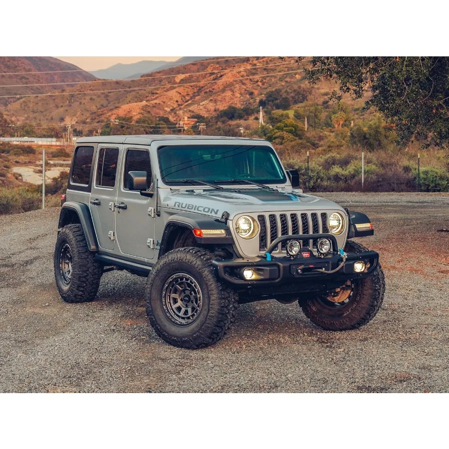 عجلة 18 بوصة متوافقة مع جيب رانجلر JK JL وGladiator JT للقيادة على الطرق الوعرة عجلات 18x9 5x5 مع إزاحة 12 مم و4.5 #2