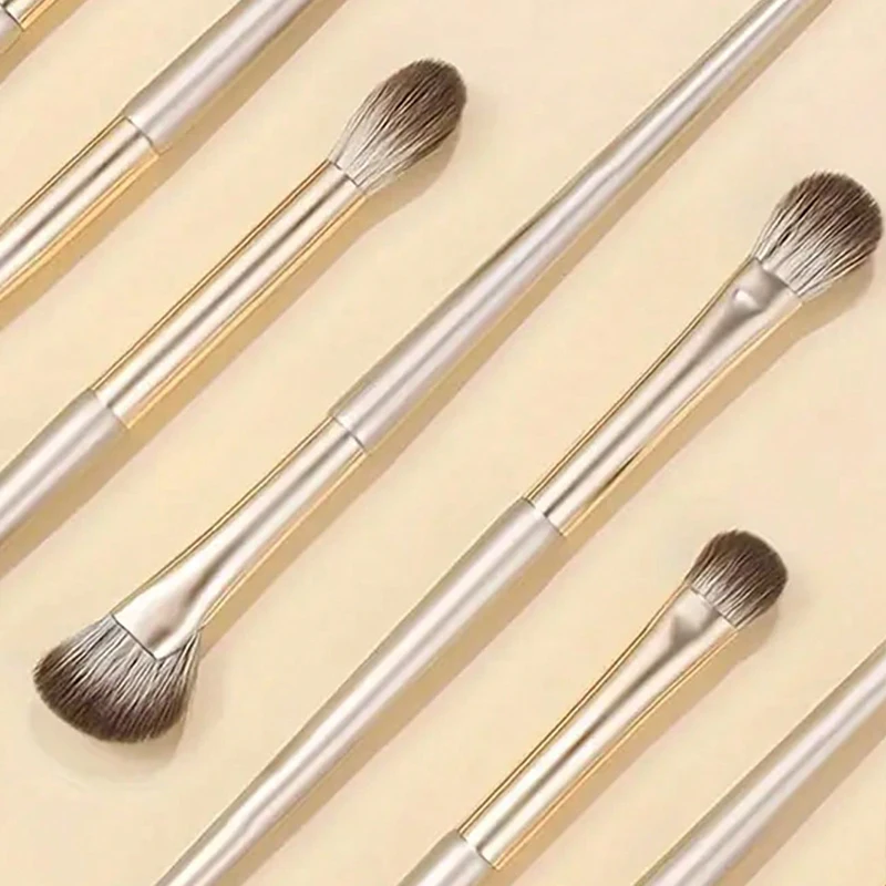 8pcs eyeshadow brush set, soft hair make-up brush, eye make-up brush, beginner nose shadow shading brush, fine eyeliner brush, p