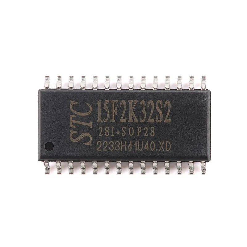1 pcs Original Authentic Integrated Circuit IC STC15F2K32S2-28I-SOP28 SOP28 28Pin 1T Enhanced 8051 MCU Chip for electronic DIY e