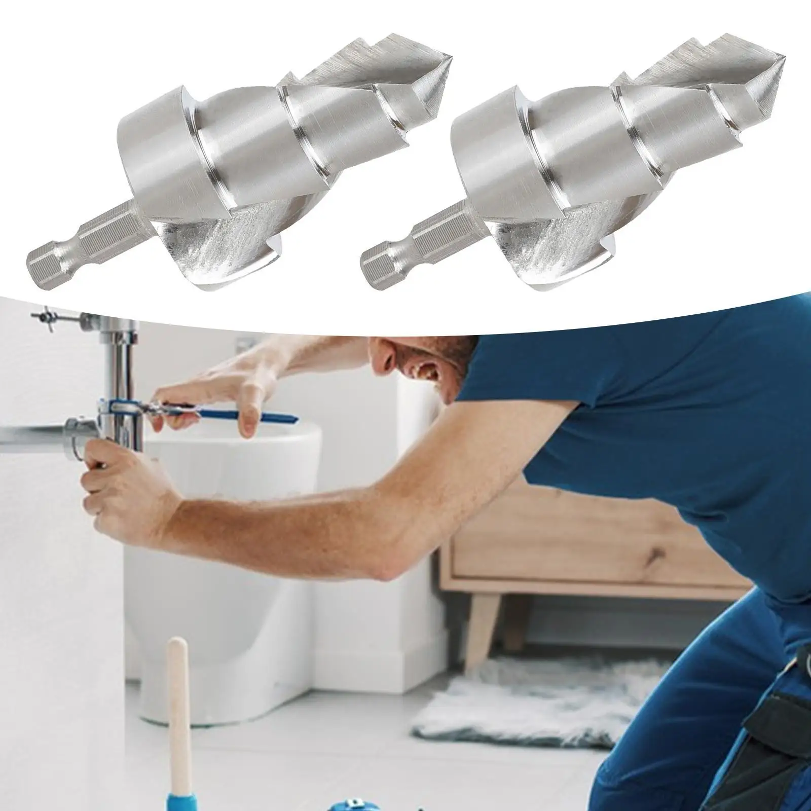 Wiertło stopniowane Ppr Uniwersalne akcesorium Solidna długość 7,4 cm