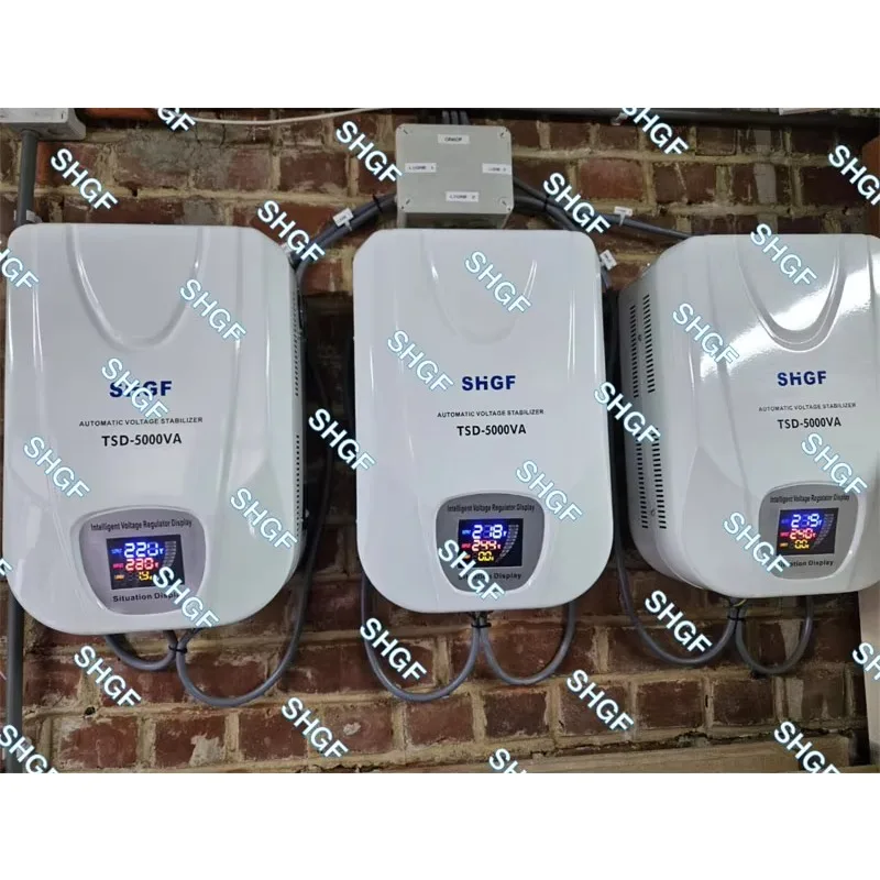 Estabilizador de Tensão Monofásico de Parede 5KVA 10KVA 15KVA para Eletrodomésticos