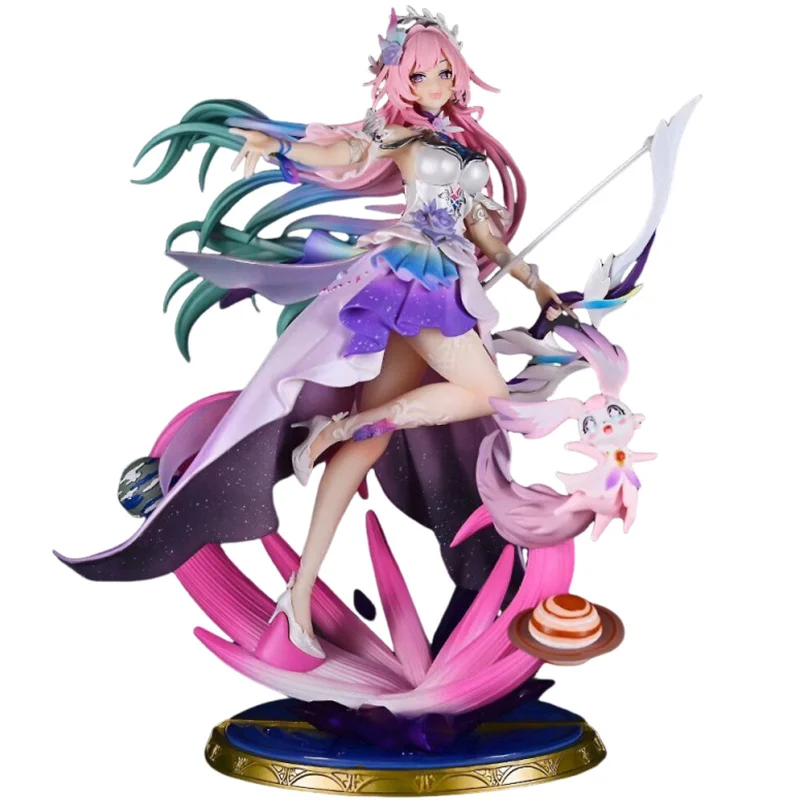 27.5cm Honkai Star Rail Cyrene Action Figure Manga Figurine Game Kyurene GK Statue Model Anime Peripheral Girl Doll Ornament