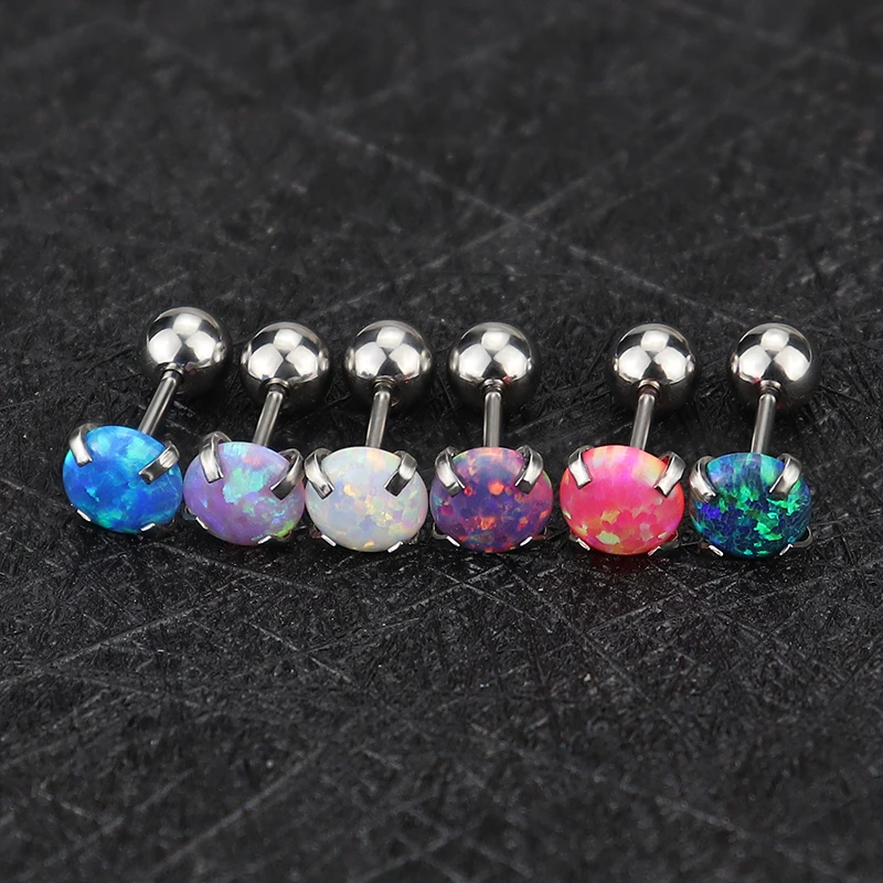 Colored Zircon Earrings for Women Stainless steel Stainless Steel Earring 2023 Trending Luxury Party Aesthetic Jewelry Aretes