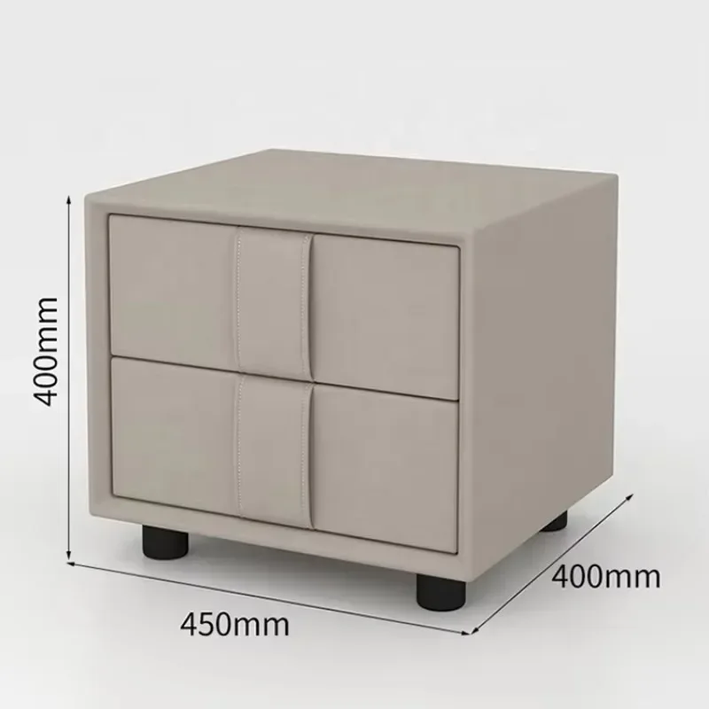 

Modern design grey bedroom bedside table
