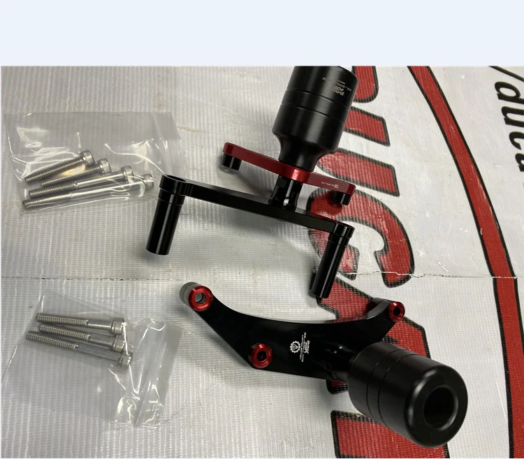 

CNC V4 motorcycle frame sliders