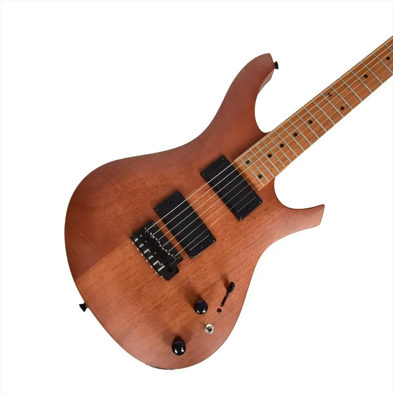Natural Professional Roasted Maple Electric Guitar High Quality Stainless Steel Frets