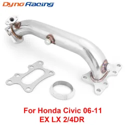 Turbo Exhaust Header Stainless Steel Catback Downpipe For Honda Civic 06-11 EX LX 2/4DR FG FA R18A