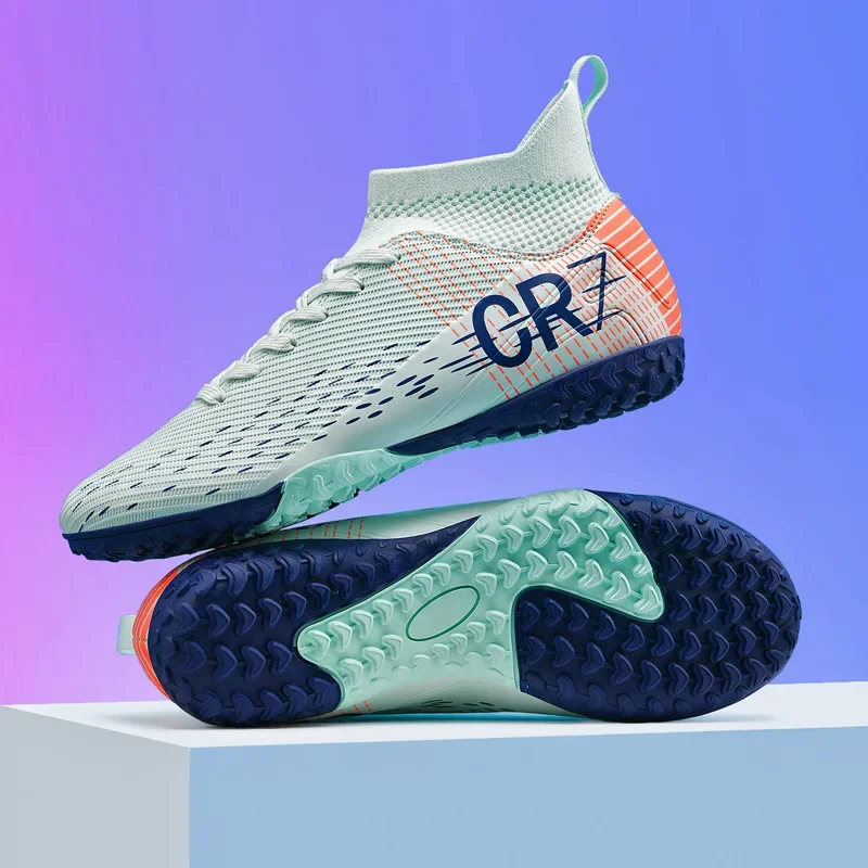 New Men Professional Soft Football Boots Futsal High-quality TF/FG Sneakers Soccer Shoes Ultralight Match Unisex Hot Sale Cleats