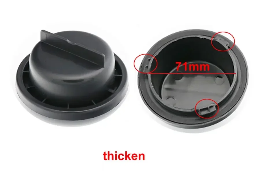 For Ford Taurus Headlight Bulb Dust Cover Waterproof Dustproof Lengthened Headlamp Rear Shell Seal Cap 71mm 2015-2018