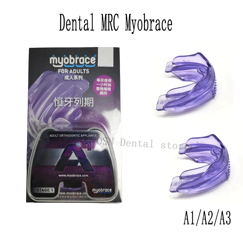 1pcs Dental Myobrace Orthodontic Brace Adult Deep Bite Oral Muscle Function Trainer A1/A2/A3 Stage Dentist tools
