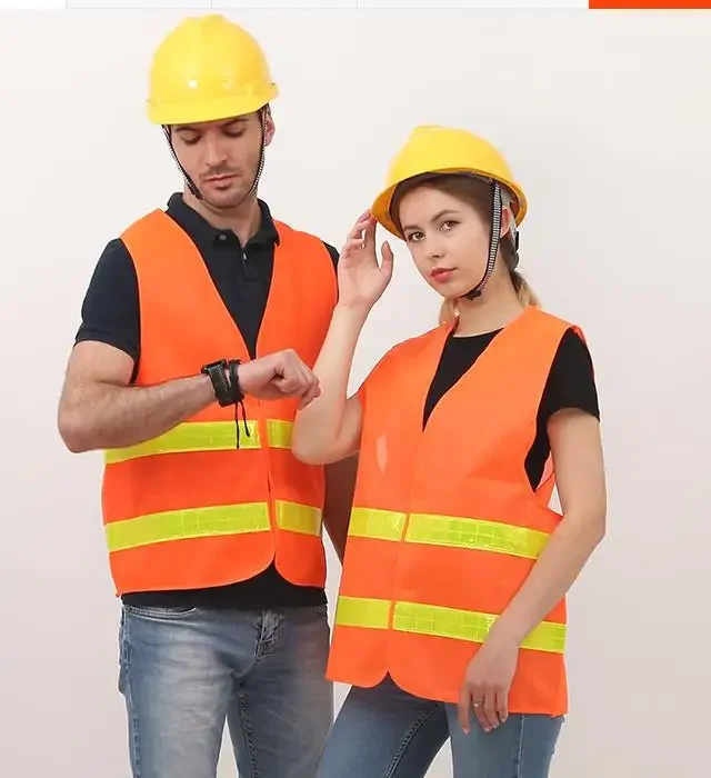 Car Reflective Safety Ves Strip Vest Reflective Strip Vest Car Emergency Reflective Vest Fluorescent Mesh High Visibility Jacket