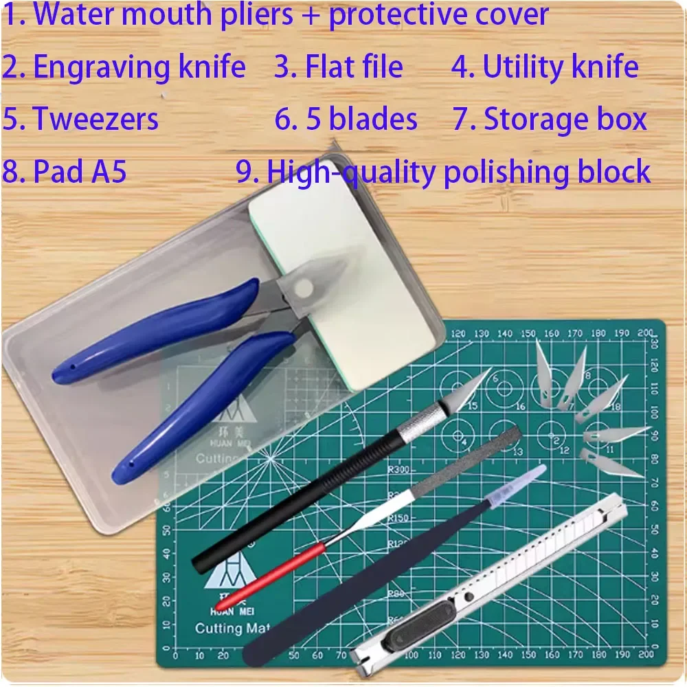 

Gundam Tools Gundam model tools assembly, scissors, pen knives, tweezers, spatulas, grinders, making sets,files engraving knives
