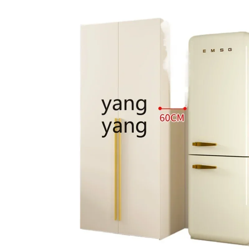 Xhz cream wind large-capacity side cabinet integrated multi-layer storage cabinet against the wall