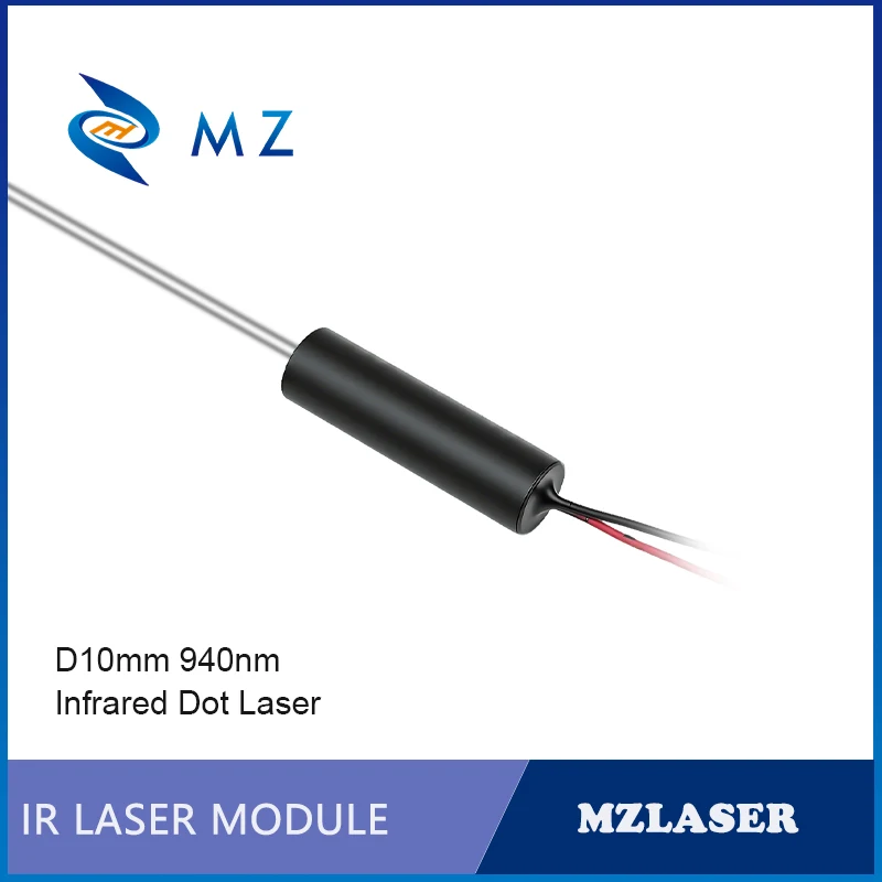 New Compact Infrared Dot Laser Diode Module 940nm D10mm 50mW 100mW 200mW 3V High-Accuracy Industrial Grade for Woodworking Parts