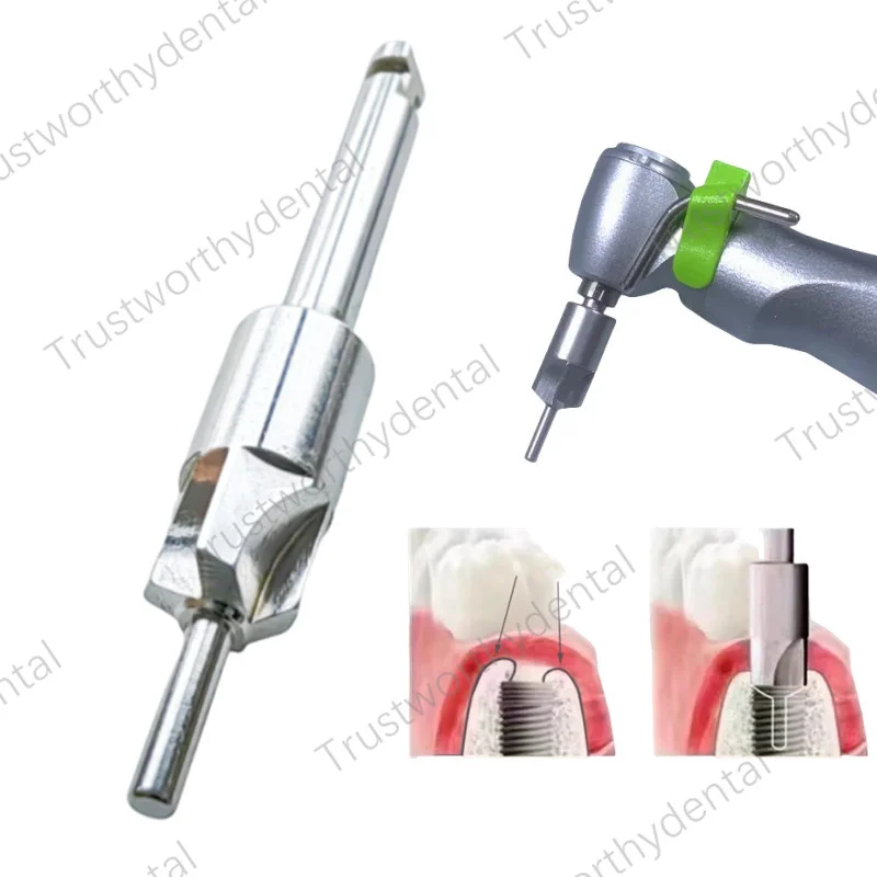 Wiertła dentystyczne z łbem stożkowym Wiertła do trymera płynnego grzbietu Abutment Narzędzia do usuwania kości