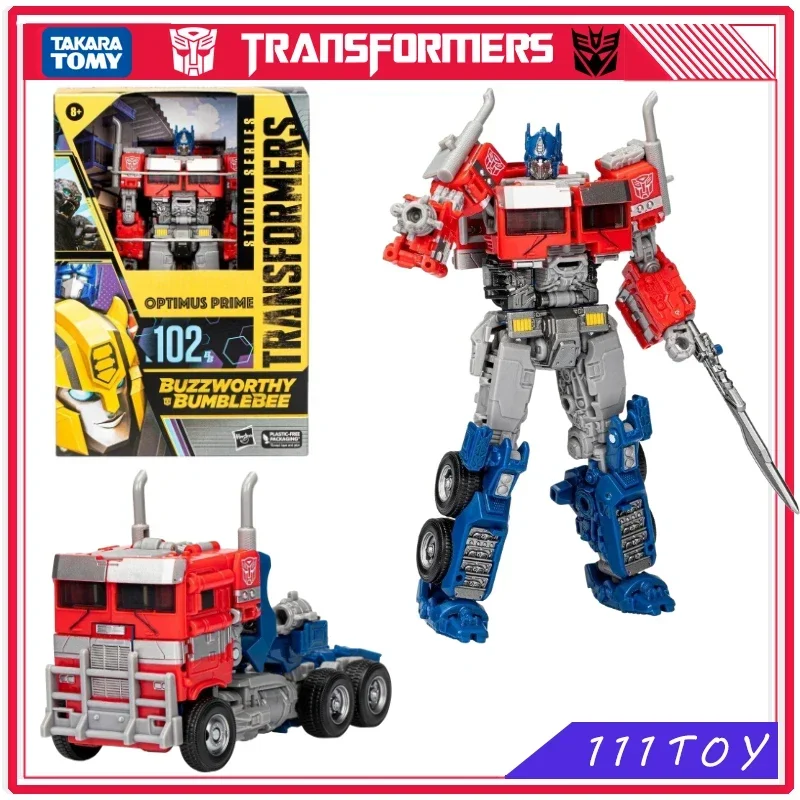 In Stock Transformers Buzzworthy Bumblebee Studio Series 102 Optimus Prime Rise of The Beasts Robot Action Figures Gifts Hobbies