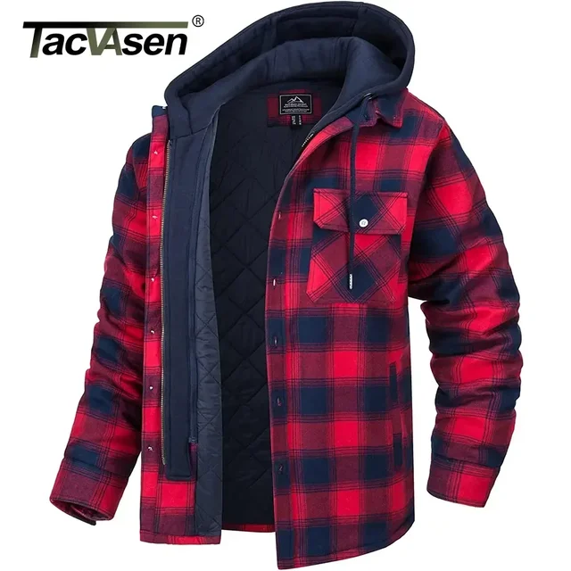 Flannel zip up jacket men's best sale