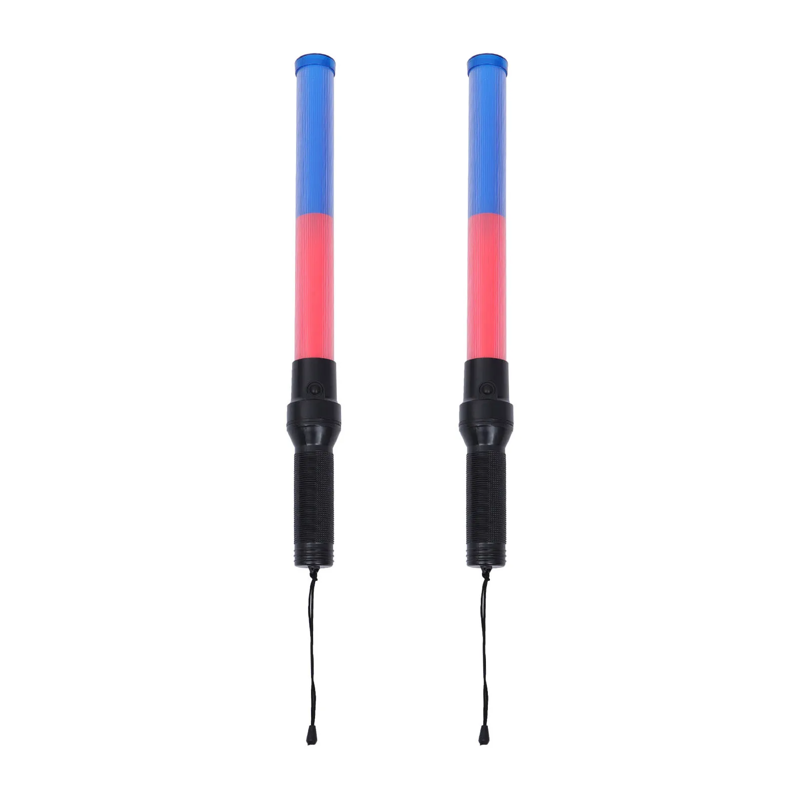 2 قطعة عصا مرور إشارة Led 3 أوضاع وامضة أزرق أحمر توهج ثابت لبناء دليل وقوف السيارات تنبيه الطوارئ