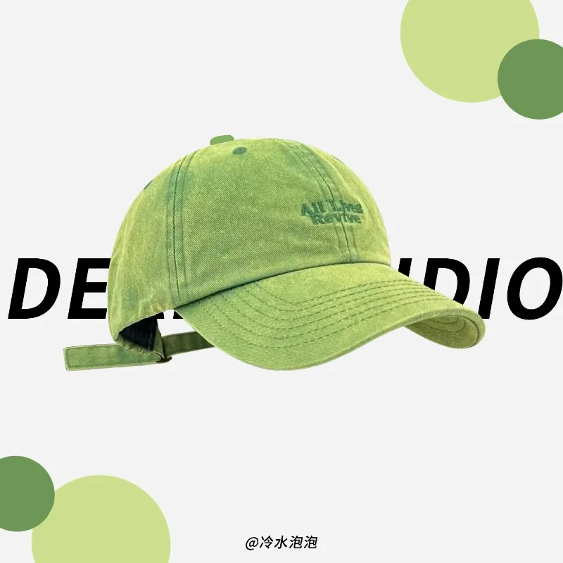 

Japanese Retro Washed Old Baseball Caps for Women Spring and Summer Travel Sunscreen Fashion Versatile Hip Hop Men's Hats