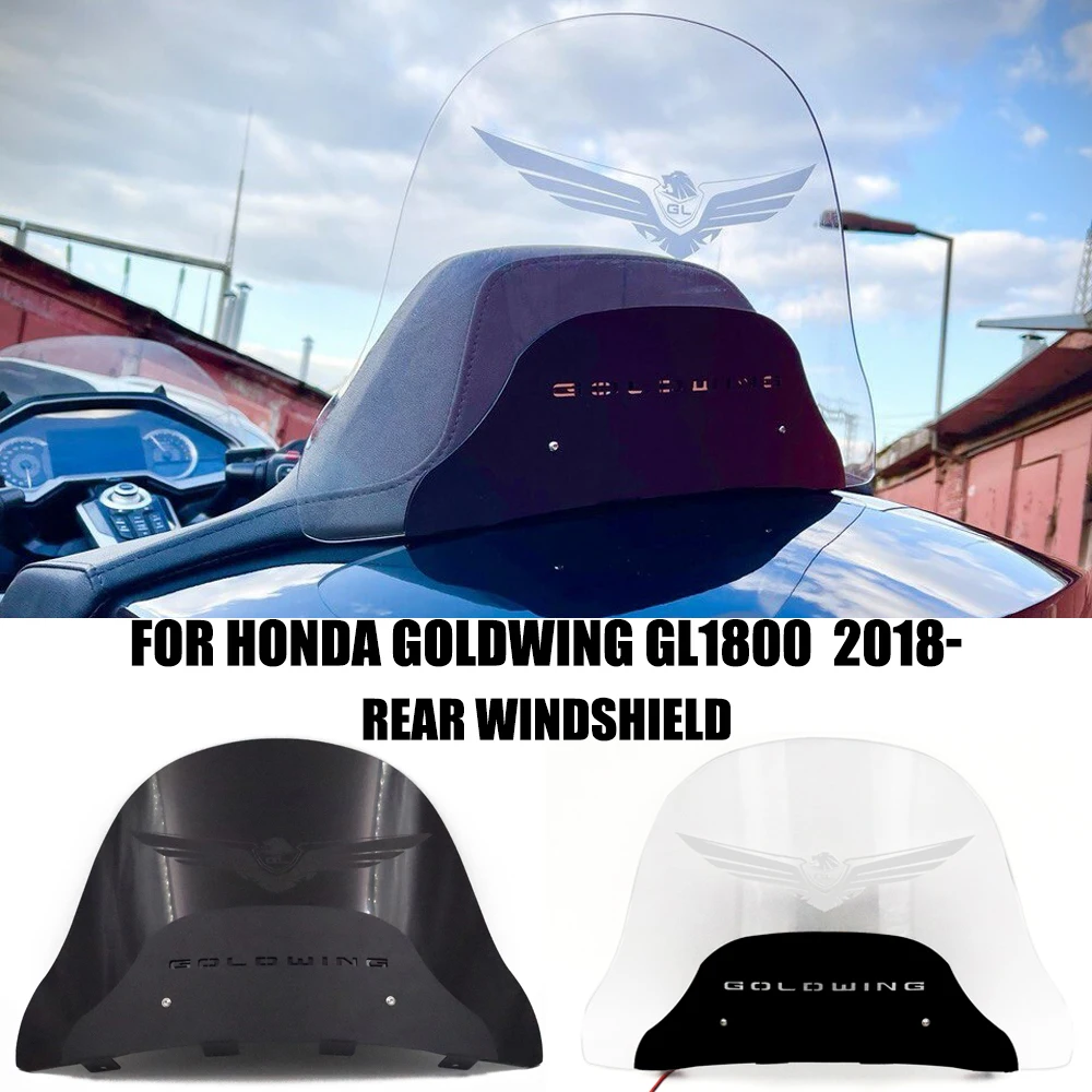 

For Honda Goldwing 1800 GOLDWING1800 GL1800 Motorcycle Rear Windshield Air Deflector Rear Window Spoiler GoldWing1800 2018+ Part