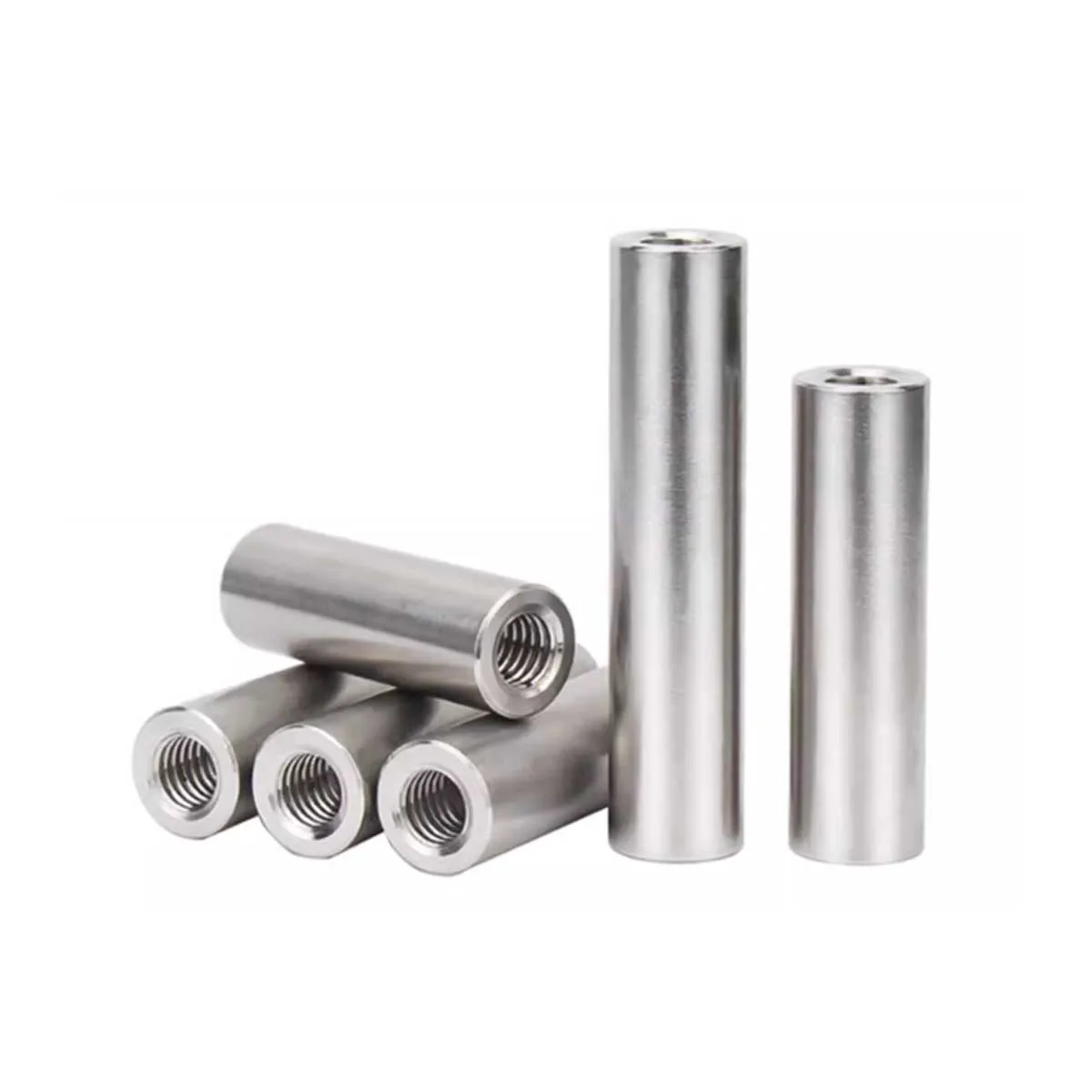 304 Stainless Steel Internal Threaded Cylindrical Pin/Hole Positioning, Connecting Rod Double End Pin M3M4M5M6M8M10