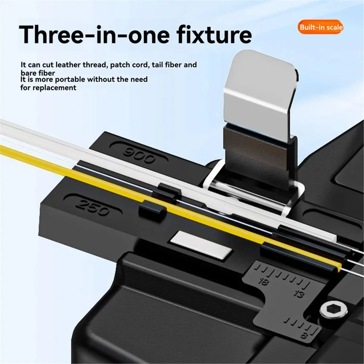 

HS-30 Резак для оптоволокна Резак для кабеля Сколыватель для оптоволокна Резка оптоволоконного кабеля Перемычка для косички из голого волокна Кожаная проволока