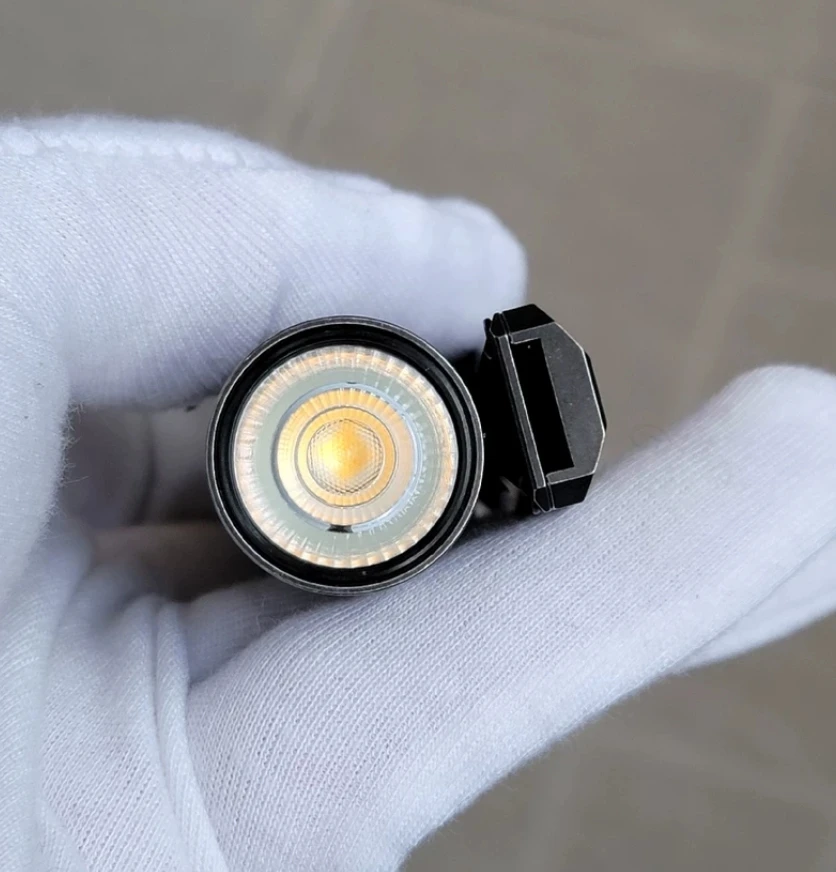 EDC SK03 Titanium Black Aging Set 14500 Lithium Battery Flashlight