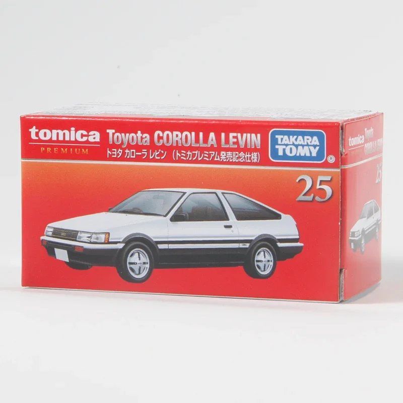 TAKARA TOMY TOMICA TP25 Toyota Carlo Relin model ze stopu, kolekcja dziecięcych zabawek dekoracyjnych, prezenty świąteczne dla przyjaciół.