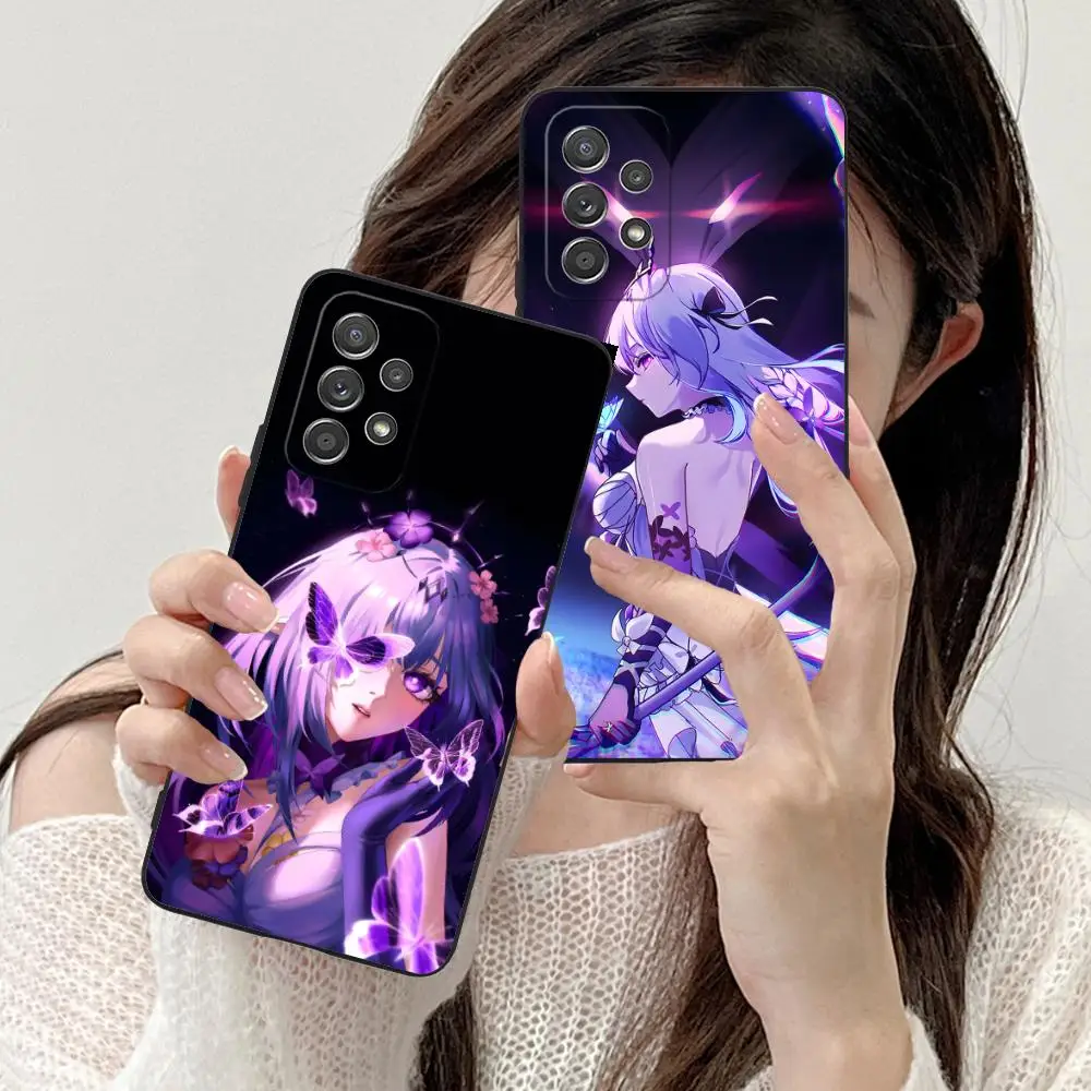 هونكاي ستار السكك الحديدية الخروع قضية الهاتف لسامسونج غالاكسي A73 72 71 70 56 55 54 53 52 36 35 34 23 16 15 5G اللون واقية #2