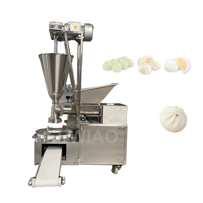 Stainless Steel Automatic Steamed Bun Baozi Momo Machine Soup Dumpling Machine Steamed Momo Bao Buns Making Machine