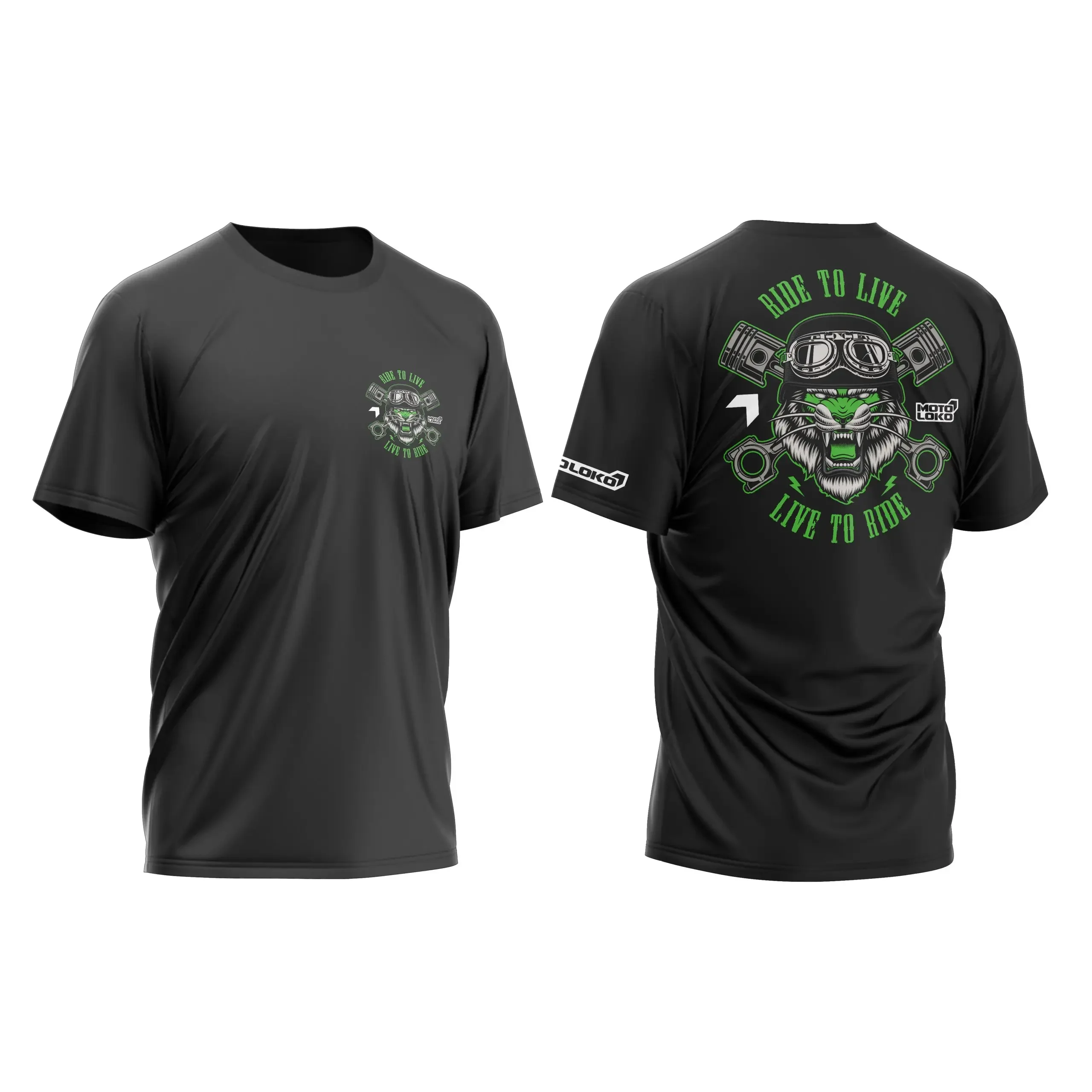 Ride To Live T-Shirt Graphic Cotton T-shirt Unisex Summer Short Sleeve Fashion Brand Tee Luxury Casual Vintage Tees