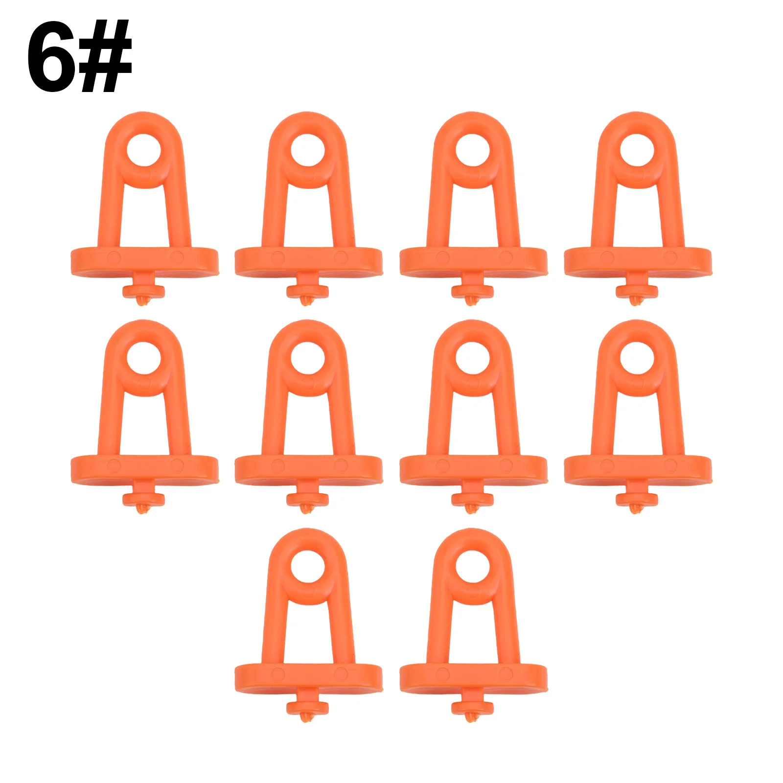 Hanging Board Hook Wall-Mounted Storage Lightweight Orange Color Variety Of Accessories ABS Material Tool Organization