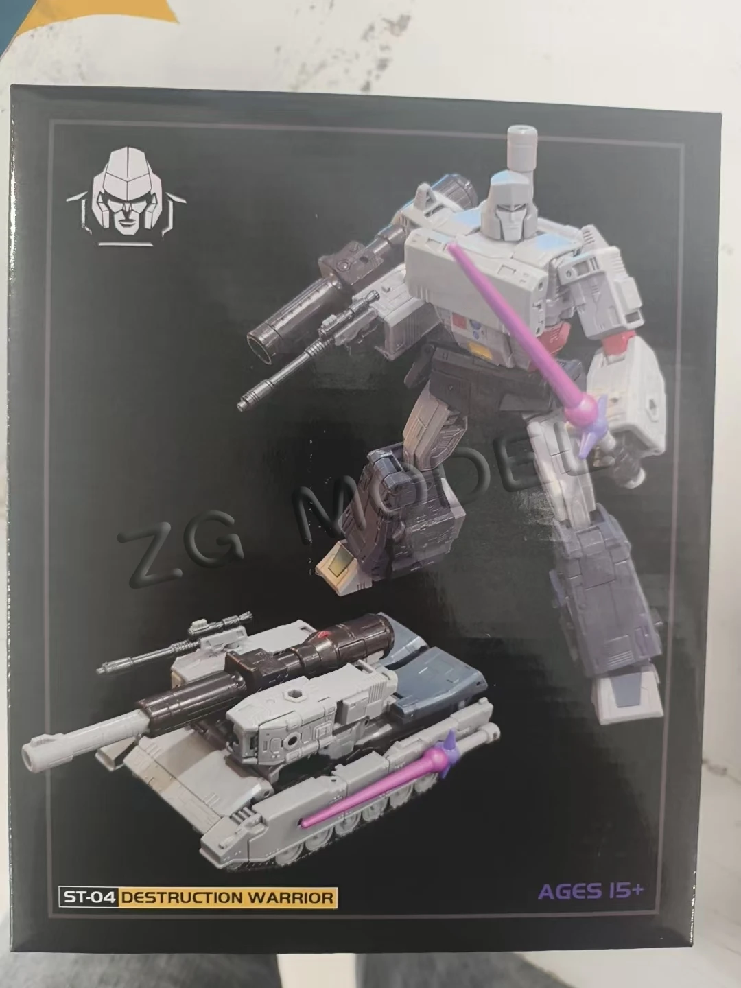 

[EN STOCK] Figura de acción Transformable ST-04 ST04 Megatank KO Serie SS86 de 18 CM