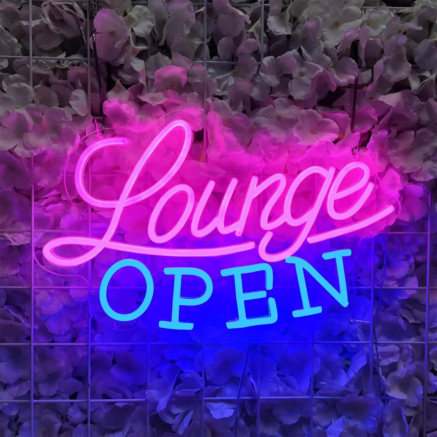 Lounge open neon light VIP lounge neon light LED sign neon light business sign bar nightclub hotel beauty salon wall decoration